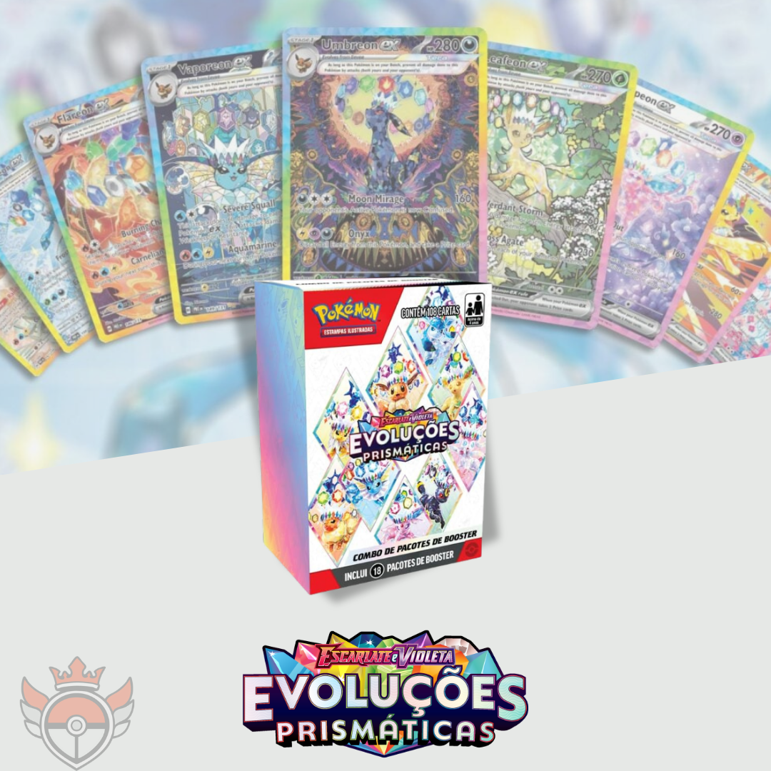(PT-BR) Combo de Pacotes - Escarlate e Violeta 8.5 - Evoluções Prismáticas