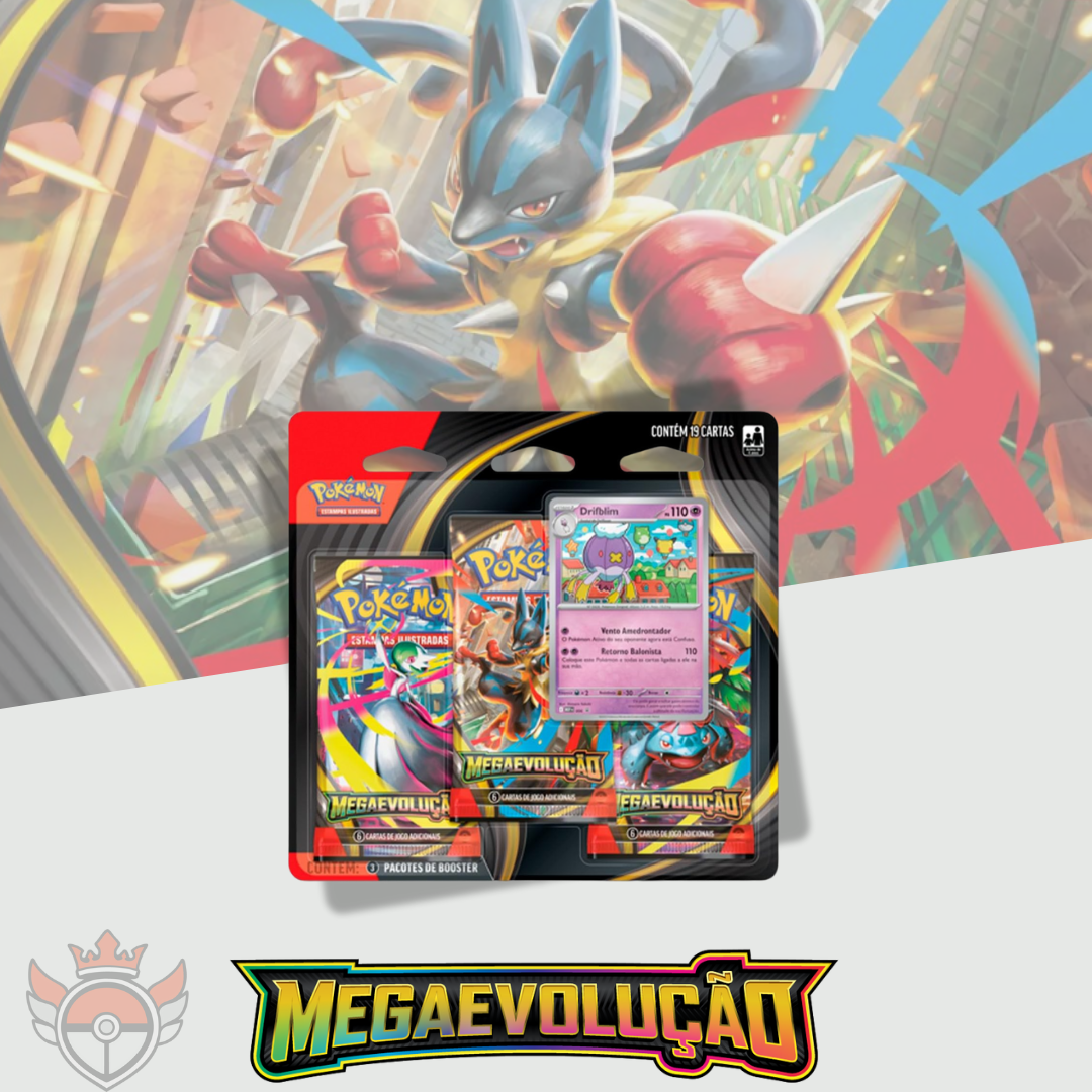 (PT-BR) Blister Triplo Megaevolução 1 - Megaevolução